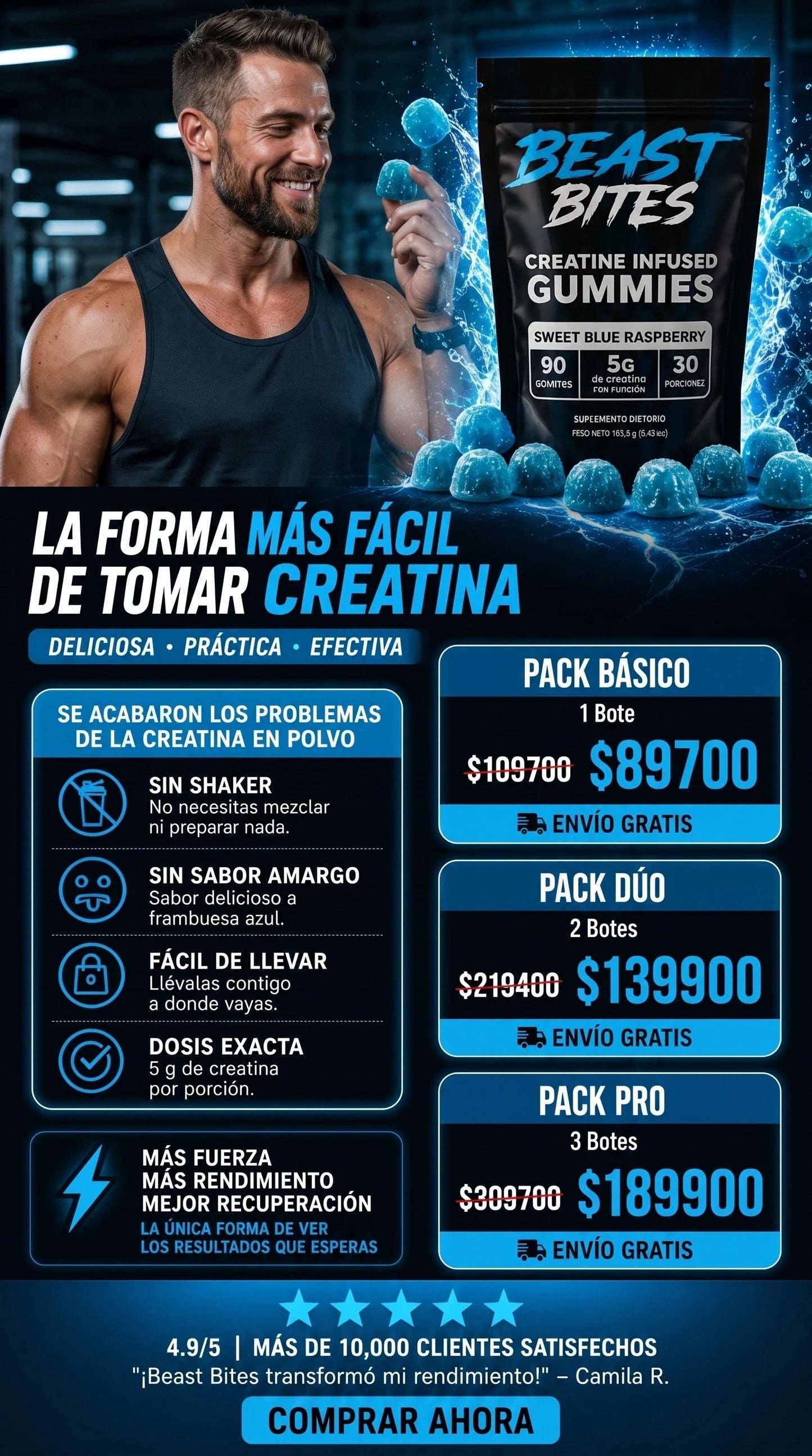 gomitas de creatina
