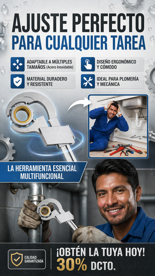 Llave Multifuncional Desagües Plomería