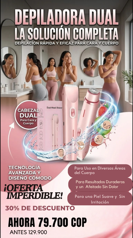 depiladora 2 en 1