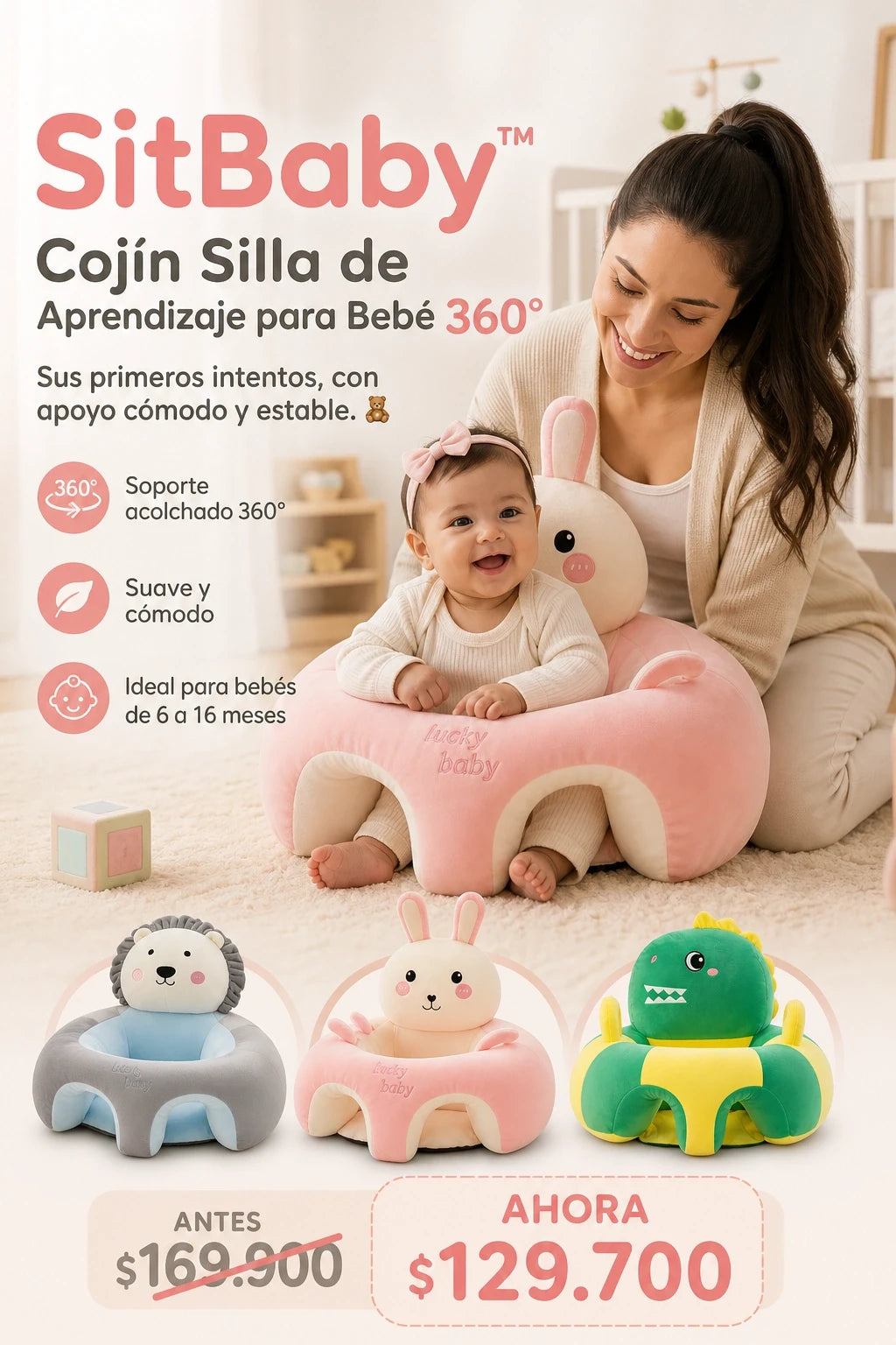 Cojin Silla Para Bebe Ultimo Modelos